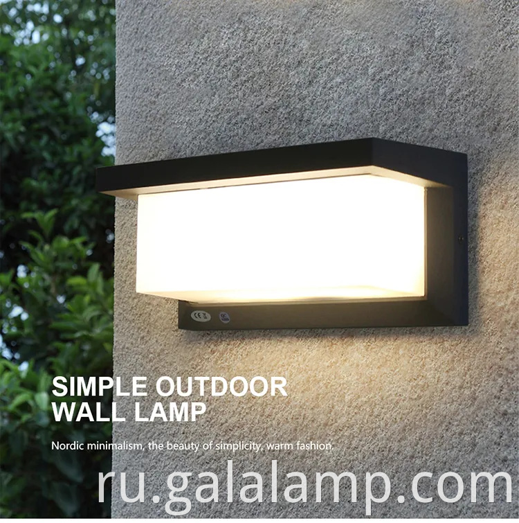 24 Вт водонепроницаемые наружные стены для элегантных садов